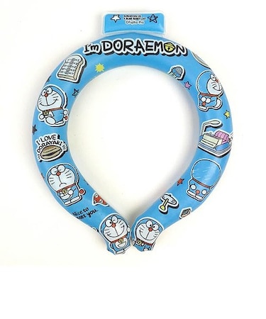 ドラえもん 涼感リング(M) I’ｍDORAEMON ブルー 暑さ・熱中症対策グッズ
