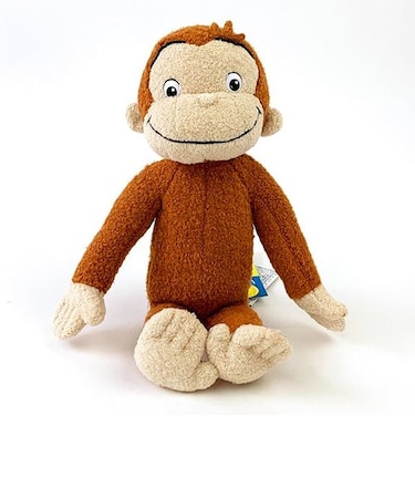 おさるのジョージ ぬいぐるみ Sサイズ アニメーションジョージ/ふかふか インテリア ブラウン