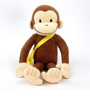 おさるのジョージ ぬいぐるみ Mサイズ クラシックジョージ/ふかふか インテリア ブラウン