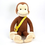 おさるのジョージ ぬいぐるみ Lサイズ クラシックジョージ/ふかふか インテリア ブラウン