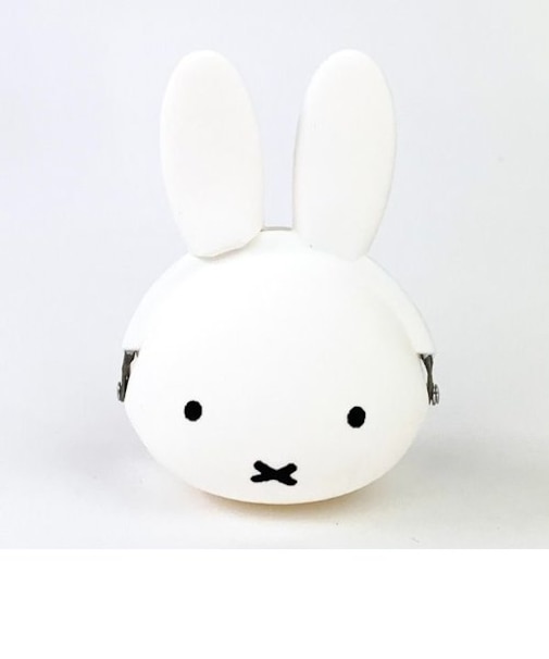 ミッフィー mimi POCHIBI シリコンミニがまぐち 小物入れ ホワイト