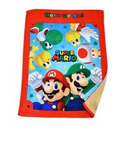 スーパーマリオ お昼寝ケット ヨッシー ルイージ ハーフケット ブランケット 寝具 サマー キッズ