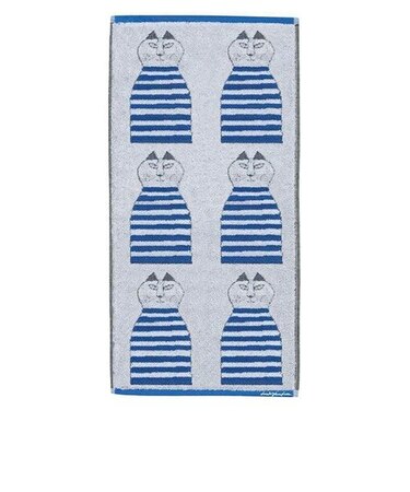 リサラーソン ミンミブルー バスタオル お風呂 ネコ