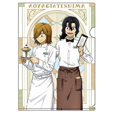 弱虫ペダル 純喫茶ver. 青八木・手嶋 A4クリアファイル