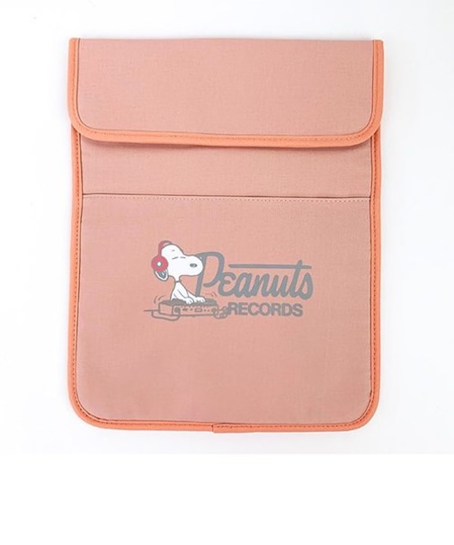スヌーピー マルチモバイルポーチ 13インチ ピンク モバイル ガジェット PC パソコン ポーチ ケース