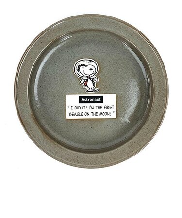 スヌーピー SNOPPY すくいやすいカレー皿L 21ｃｍディーププレート アストロノーツ PEANATUS   日本製
