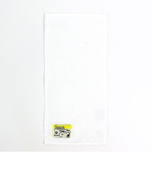 スヌーピー ハーフミニタオル HAREYAKA TOWEL 抗菌 今治 ホワイト 西川