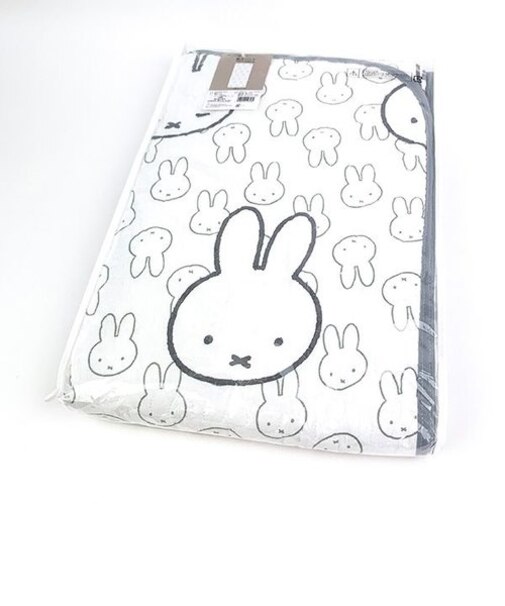 ミッフィー 敷きパッド MFフェイス 100×200cm シングル ホワイト 西川 寝具