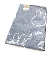 ミッフィー 敷きパッド MFフェイス 100×200cm シングル グレー 西川 寝具