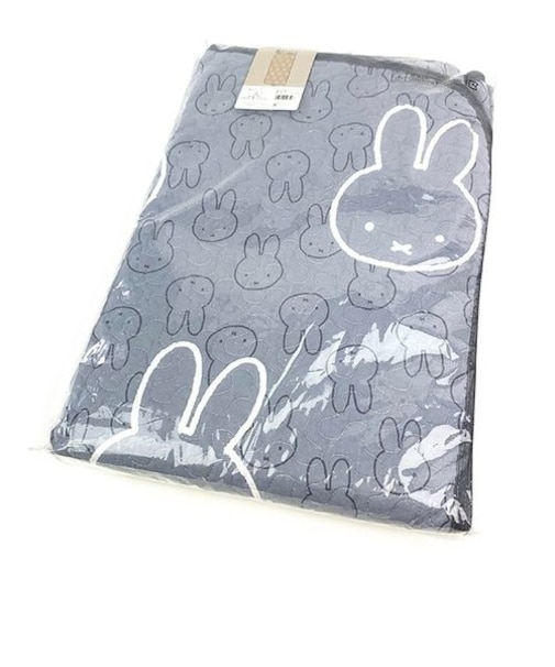 ミッフィー 敷きパッド MFフェイス 100×200cm シングル グレー 西川 寝具