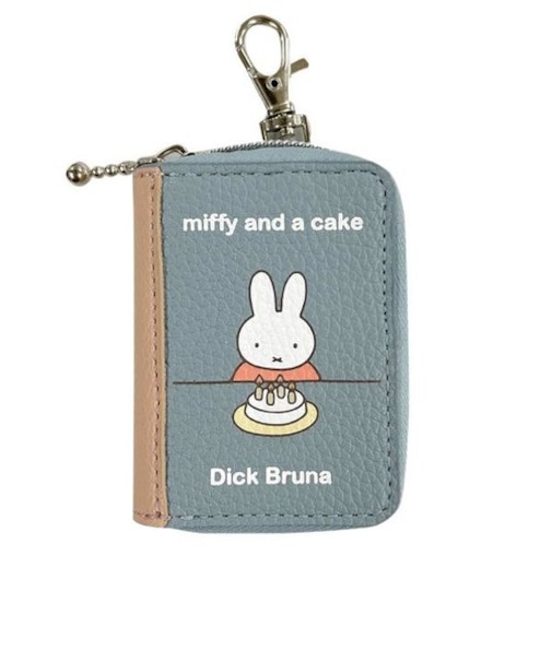 ミッフィー ＢＯＯＫキーカバー ＢＬ キーカバー キーケース カー用品 ドライブ ブルー