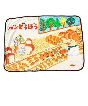 パンどろぼう いとしのパン サマーケット ひざ掛け ブランケット 接触冷感 クール サマー ブラウン