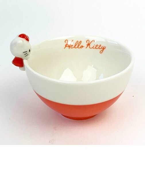サンリオ ハローキティ のっかりフィギア付き茶碗 食器 ボウル Sanrio