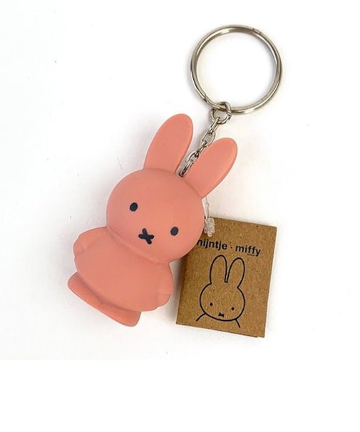 ミッフィー miffy キーチェーン キーホルダー スモーキーピンク マスコット