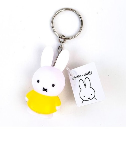 ミッフィー miffy キーチェーン キーホルダー イエロー マスコット