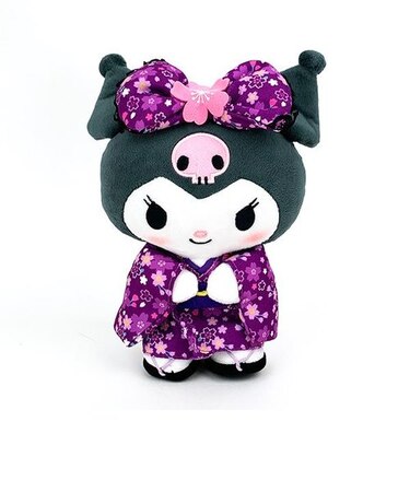 サンリオ ぬいぐるみ S 桜着物 クロミ  マスコット 人形 インテリア 和風 着物