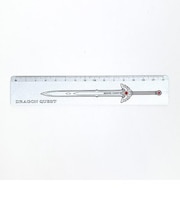 ドラクエ DQメタル 定規15センチ ロトの剣 文具 学校 オフィス