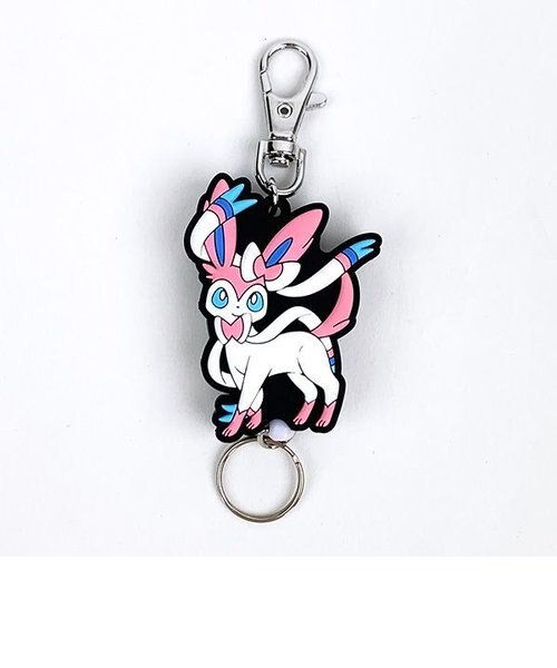 ポケットモンスター ラバーリールキーホルダー ニンフィア リール付き