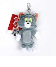 トムとジェリー ぬいぐるみ リールキーカバー トム キーホルダー 鍵