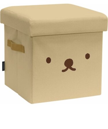 ミッフィー miffy ボリス 収納できるスツール（ベージュ） インテリア