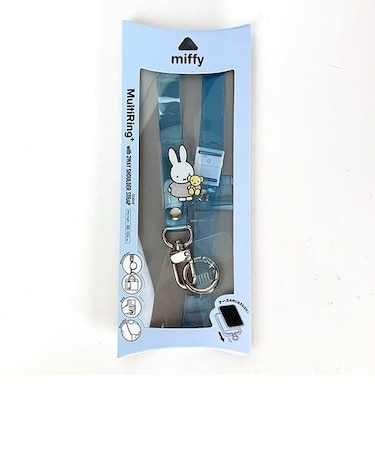ミッフィー マルチリングプラス クリアストラップセット ネックストラップ スマホ