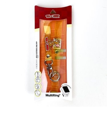 トムとジェリー マルチリングプラス クリアストラップセット ネックストラップ スマホ