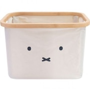 ミッフィー miffy バンブーバスケット（顔だけミッフィー） インテリア