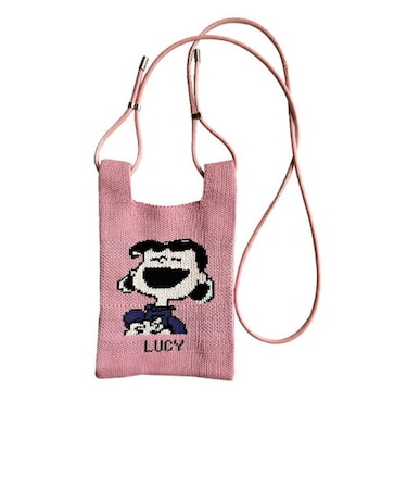 スヌーピー SNOOPY ミニショルダー バッグ ベビールー  Lucy