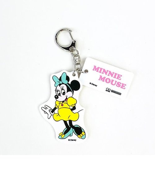 ディズニー ミニー アクリルキーホルダー レトロアートコレクション