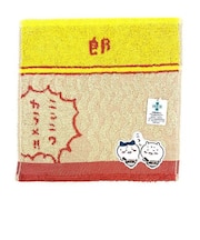 ちいかわ 思い出ラーメン ミニタオル ハンドタオル ハンカチ イエロー