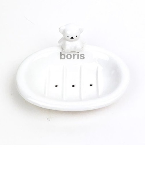 ミッフィー miffy ソープデッシュ(ボリス) ホワイト 石鹸置き インテリア