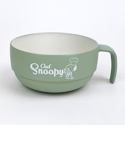 スヌーピーSNOOPY 木目調スタッキングマグ シェフ グリーン スープカップ キッチン