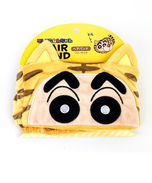 クレヨンしんちゃん ヘアバンド 変身しんちゃん/とら バスグッズ 洗顔 メイク