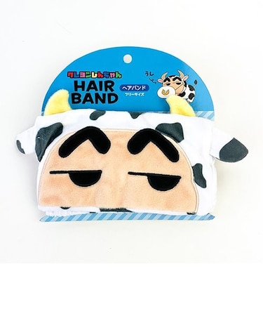 クレヨンしんちゃん ヘアバンド 変身しんちゃん/うし バスグッズ 洗顔 メイク