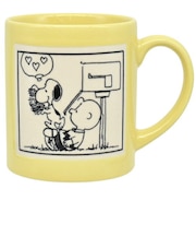 スヌーピ SNOOPY コミック イエロー マグ コップ PEANUTS
