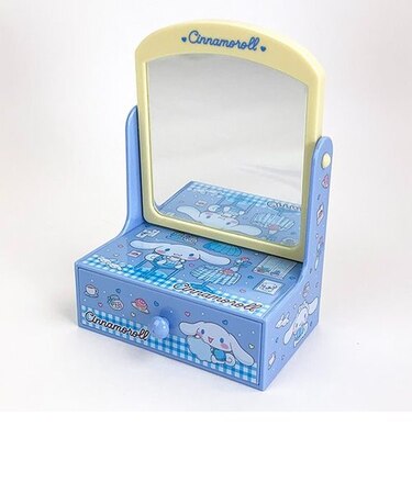 サンリオ シナモロールミニドレッサー シナモン 小物入れ 化粧品入れ 