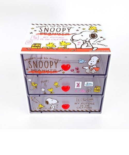 スヌーピー(SNOOPY) 木製ディスプレイケース 3段 m97676609248_1.jpg?1746707804