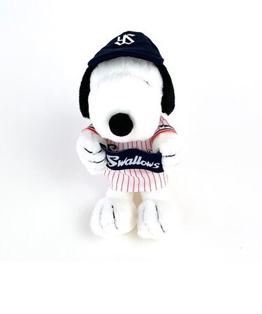スヌーピー 東京ヤクルトスワローズ マスコット キーホルダー SNOOPY 野球応援グッズ