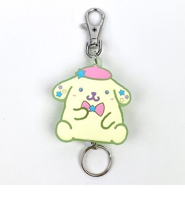 サンリオ ポムポムプリン ゆめふわラバーキーホルダー イエロー Sanrio