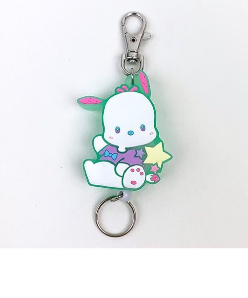 サンリオ ポチャッコ ゆめふわラバーキーホルダー グリーン Sanrio