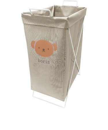 ミッフィー miffy ボリス 折り畳めるランドリーバスケット縦型（顔だけボリス）