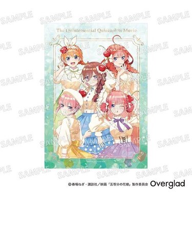 五等分の花嫁 A3ホログラムポスター クリームソーダver.（集合）     日本製