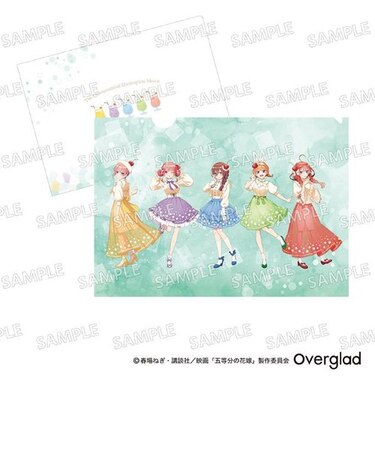 五等分の花嫁 A4クリアファイル クリームソーダver.（集合） 文房具    日本製