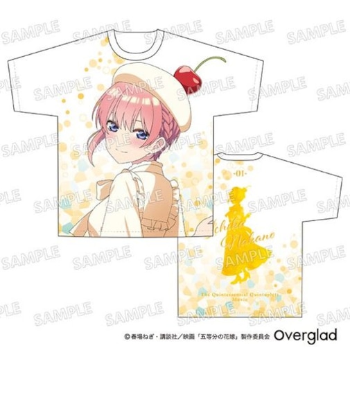 五等分の花嫁 フルグラフィックTシャツXL クリームソーダver.(中野一花)