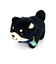 忠犬もちしば ぬいぐるみS (チャーム・ごま) ブラック インテリア