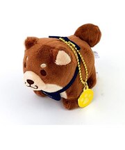 忠犬もちしば ぬいぐるみBC (チャーム・つな) ブラウン マスコット キーホルダー