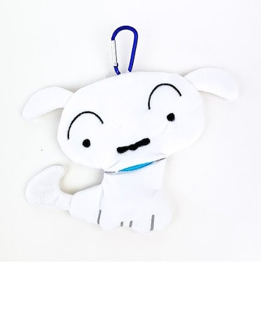 クレヨンしんちゃん ダイカットフラットポーチ シロ アニメ