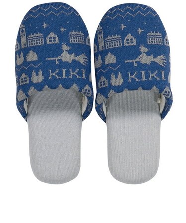 スタジオジブリ 魔女の宅急便 ルームスリッパ キキニット ブルー キキ