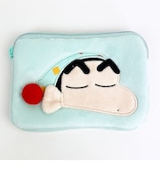 クレヨンしんちゃん しんのすけ ミニティッシュポーチ パジャマ ライトブルー