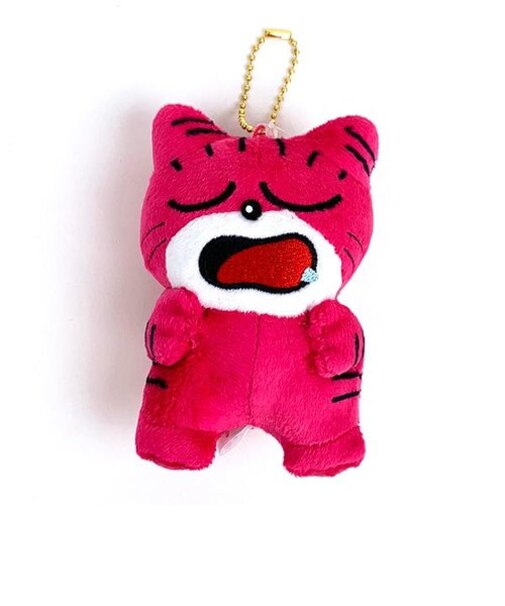 たべっ子どうぶつ ねこ ぬいぐるみボールチェーン すやすや ギンビス